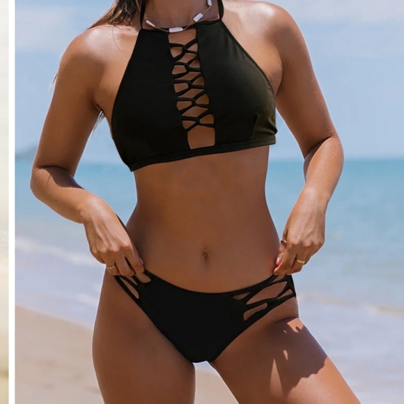 NWT LuckyBop black sexy bikini sz XL - Picture 4 of 6